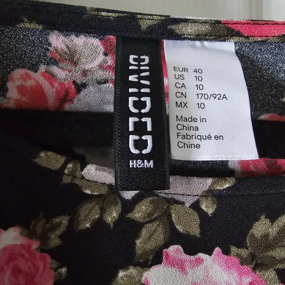 H&M FLORAL DRESS - Picture 3 of 3